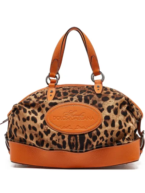 Dolce & Gabbana Pre-Owned tote con estampado de leopardo