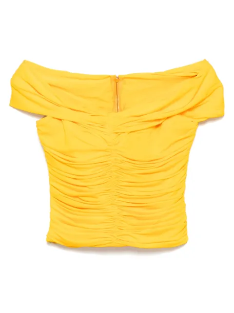 Herve L. Leroux ruched multiway top