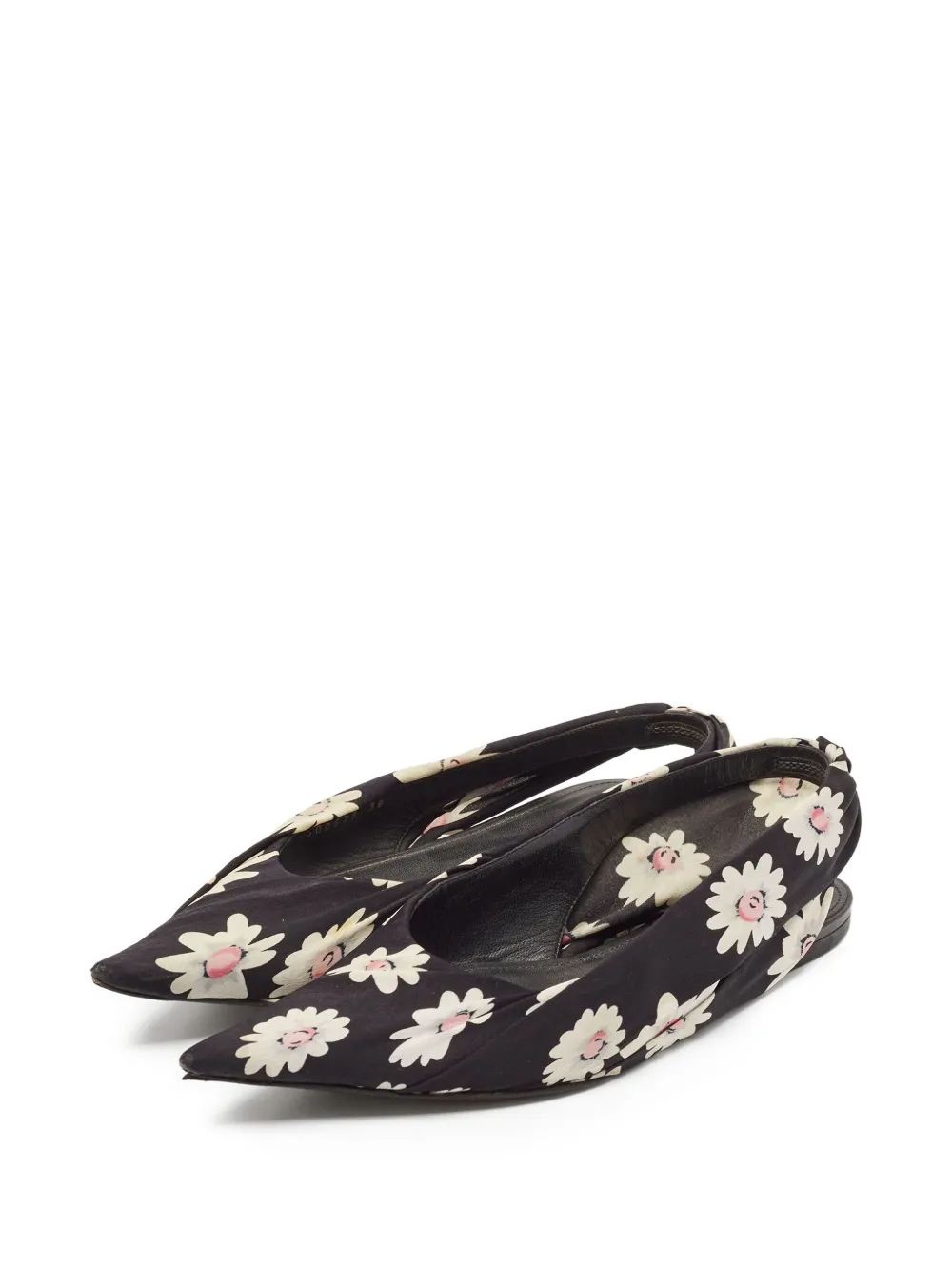 Balenciaga Pre-Owned floral pointed-toe flats | Image 2