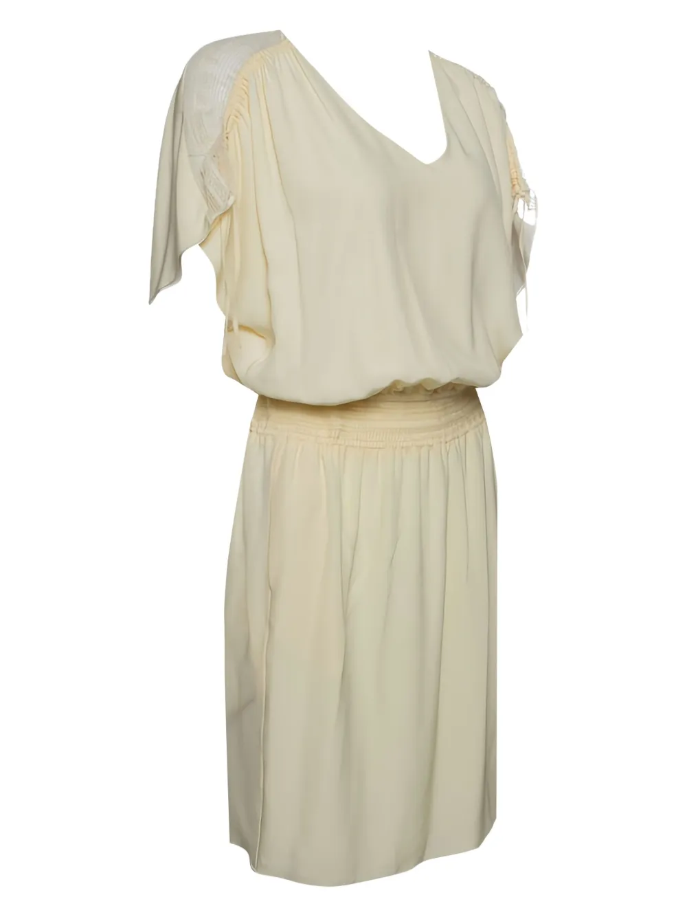 Chloé Pre-Owned Minikleid aus Leinen - Gelb