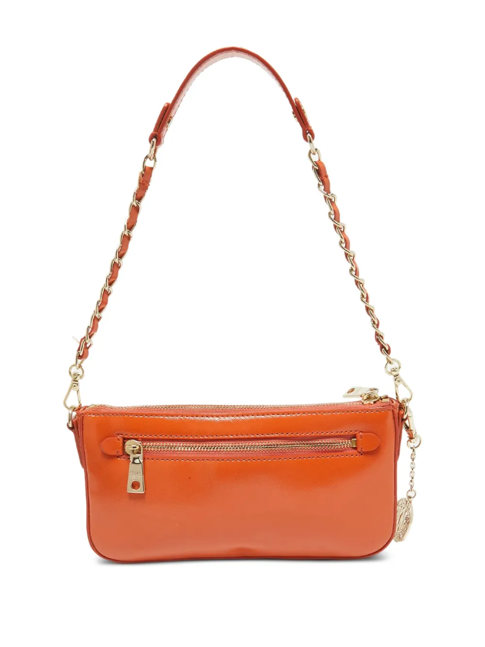 Pre-owned Dkny Vintage Patent-leather Shoulder Bag