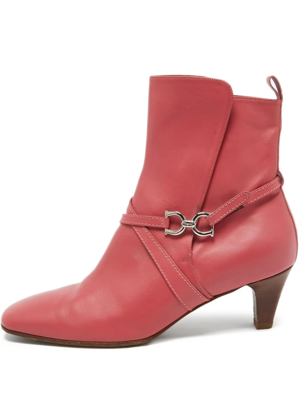 Ferragamo Pre-Owned botas Gancini con tacón de 60mm | rojo | Image 1