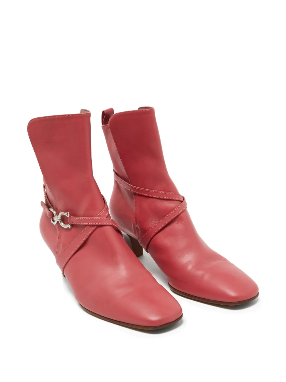 Ferragamo Pre-Owned botas Gancini con tacón de 60mm | Image 2