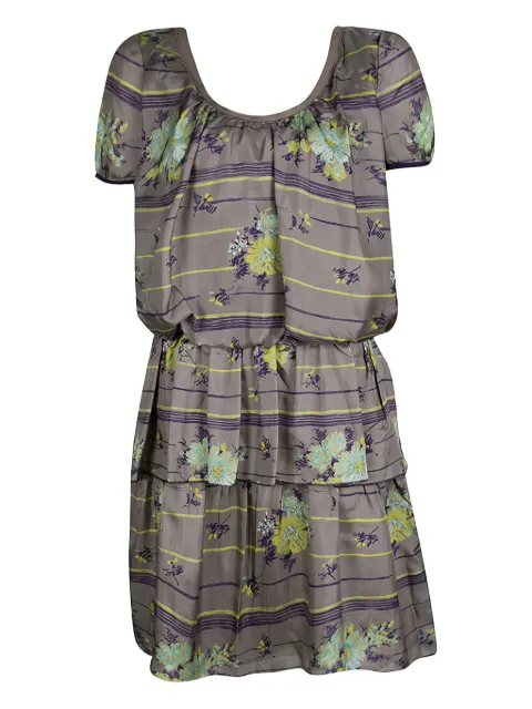 Philosophy Di Alberta Ferretti Vintage floral-print tiered dress