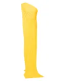 Herve L. Leroux one shoulder multiway draped top - Yellow