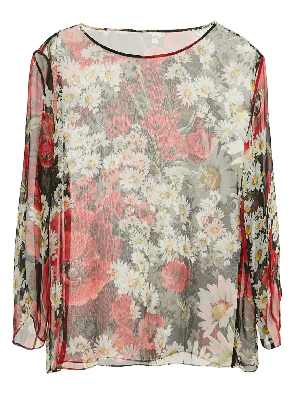 Dolce & Gabbana Pre-Owned floral-print top | Black | Image 1