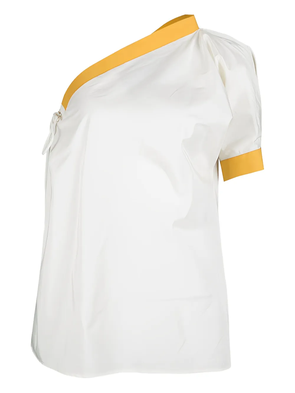 Bottega Veneta Pre-Owned Blusa monospalla - Bianco