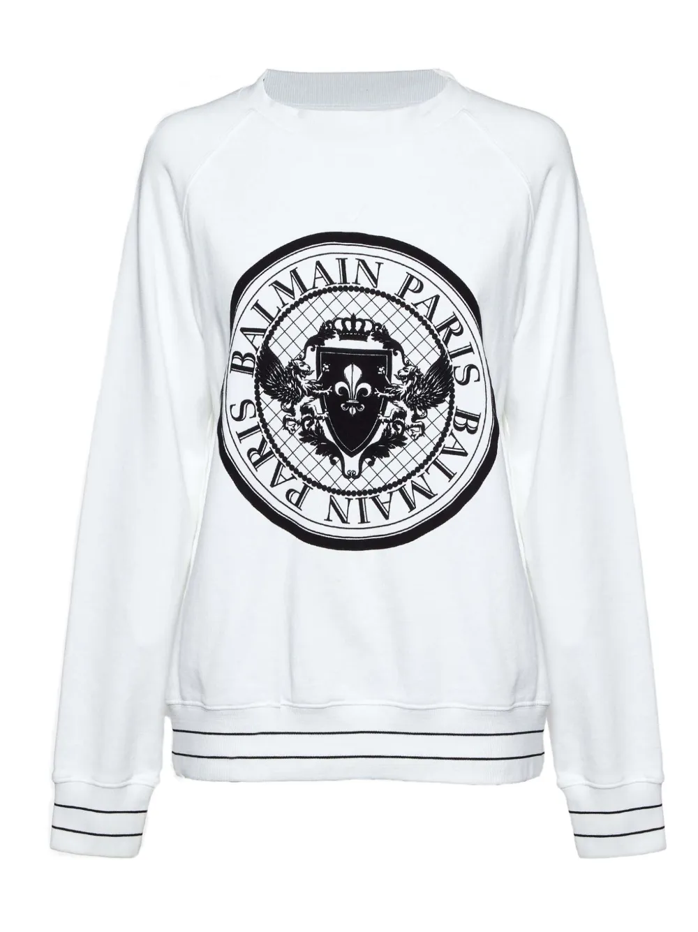 Pre-owned Balmain Crest-motif Sweatshirt
