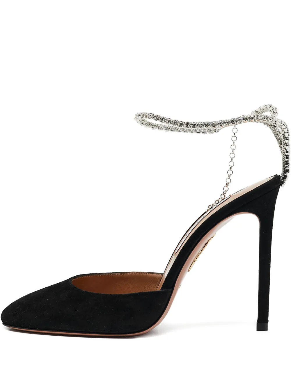 Aquazzura 110mm leather heeled pumps | Black | Image 1