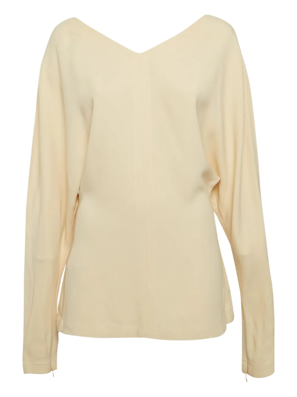 Stella McCartney Pre-Owned V-neck long-sleeved top | Neutrals | Image 1
