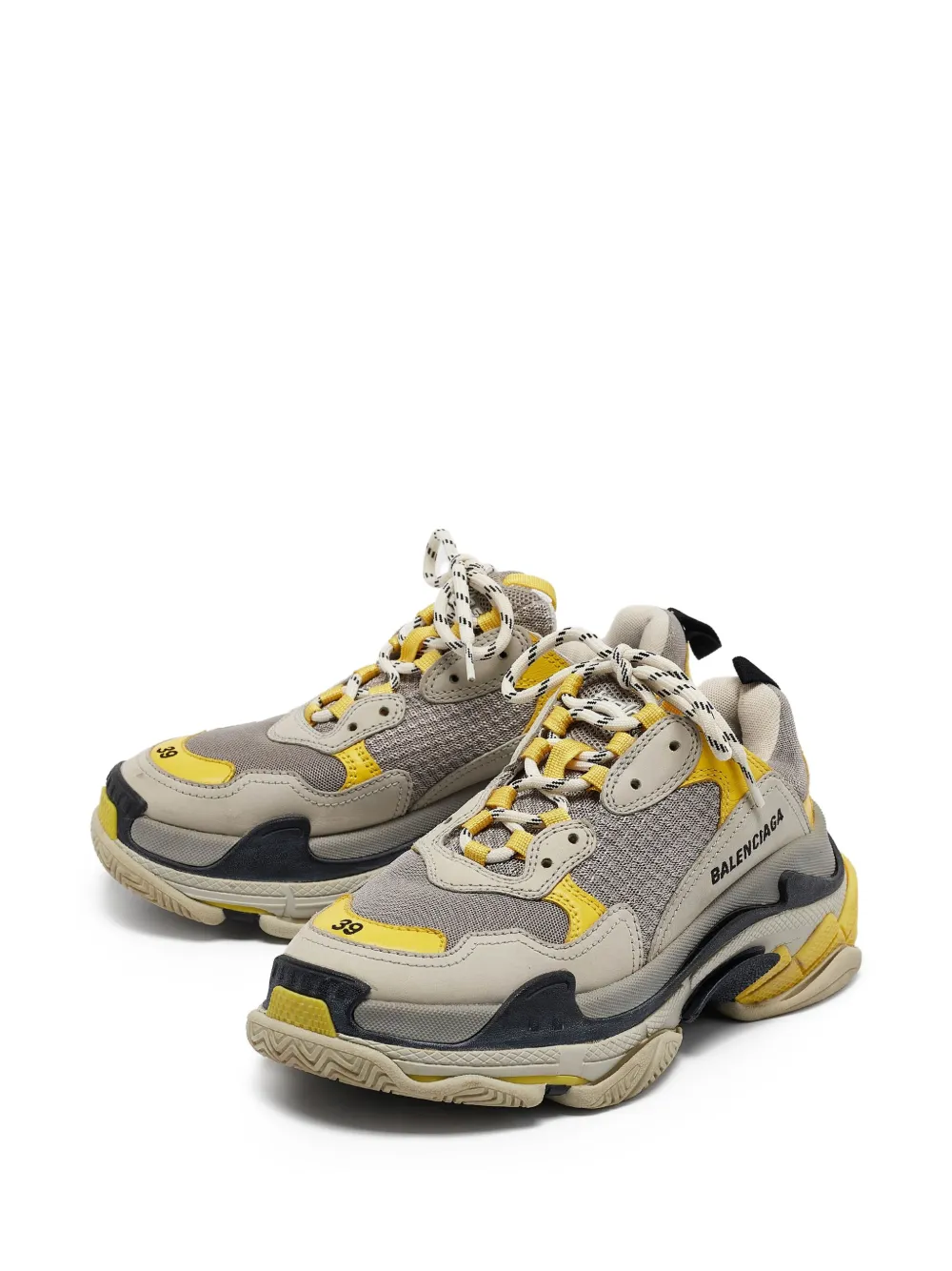 Balenciaga Pre-Owned Sneakers verfraaid met logo - Grijs