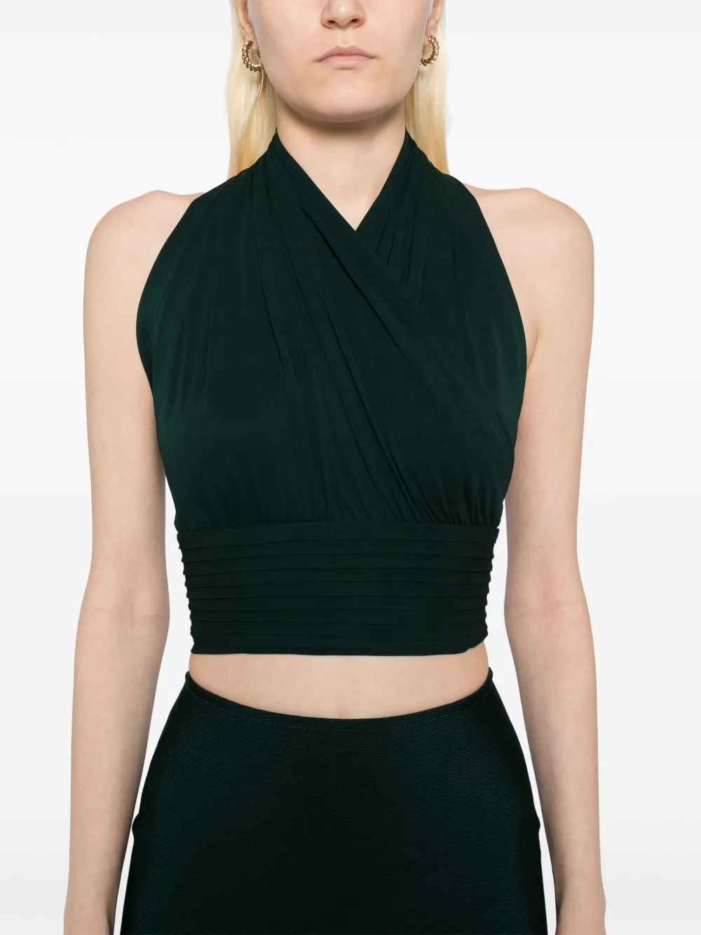 Herve L. Leroux Kelly top Groen