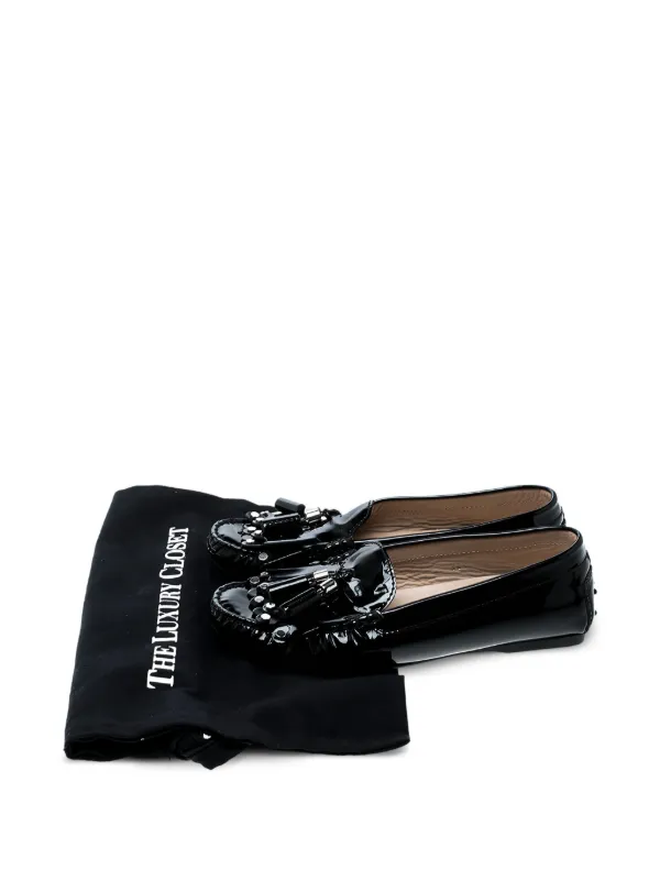 TOD'S タッセルローファー ブラック Tod's Vintage タッセル ローファー | ブラック | FARFETCH JP