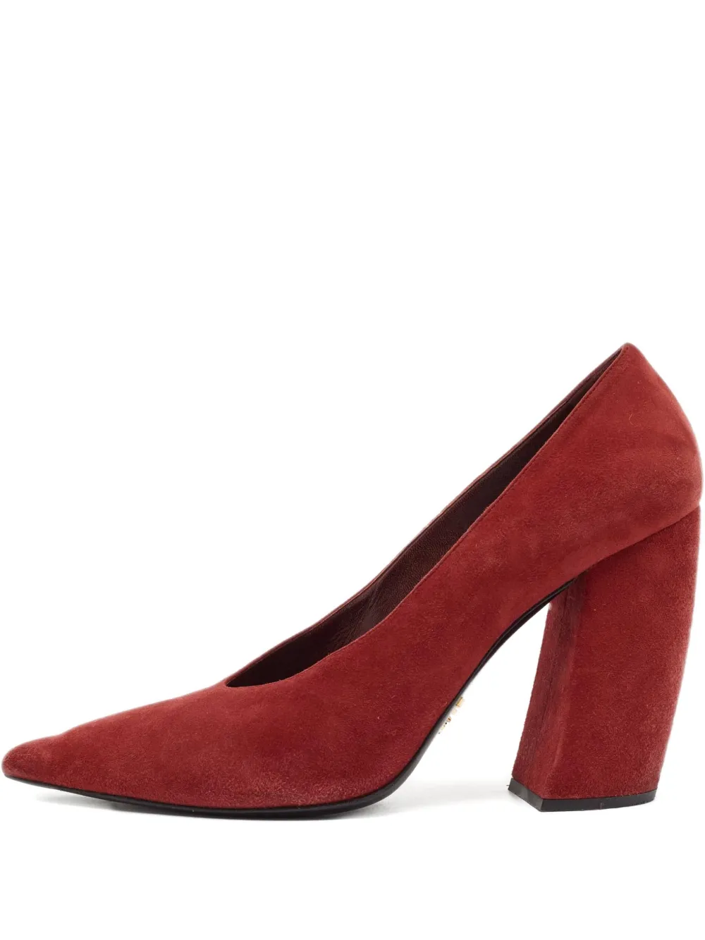 Prada Pre-Owned 110mm suede heeled pumps | Red | Image 1