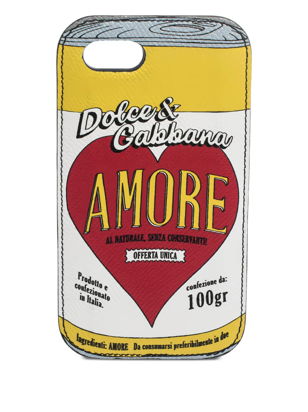 Dolce & Gabbana Pre-Owned Amore-print Iphone case - ホワイト Dolce & Gabbana Pre-Owned Amore-print Iphone case - ホワイト