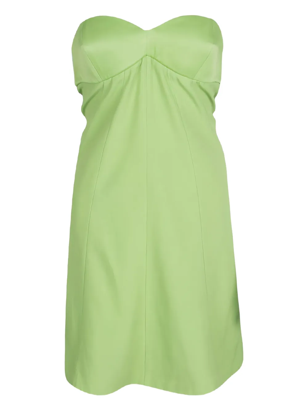 Emporio Armani Pre-Owned strapless mini dress | Green | Image 1