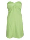 Emporio Armani Pre-Owned strapless mini dress - Green