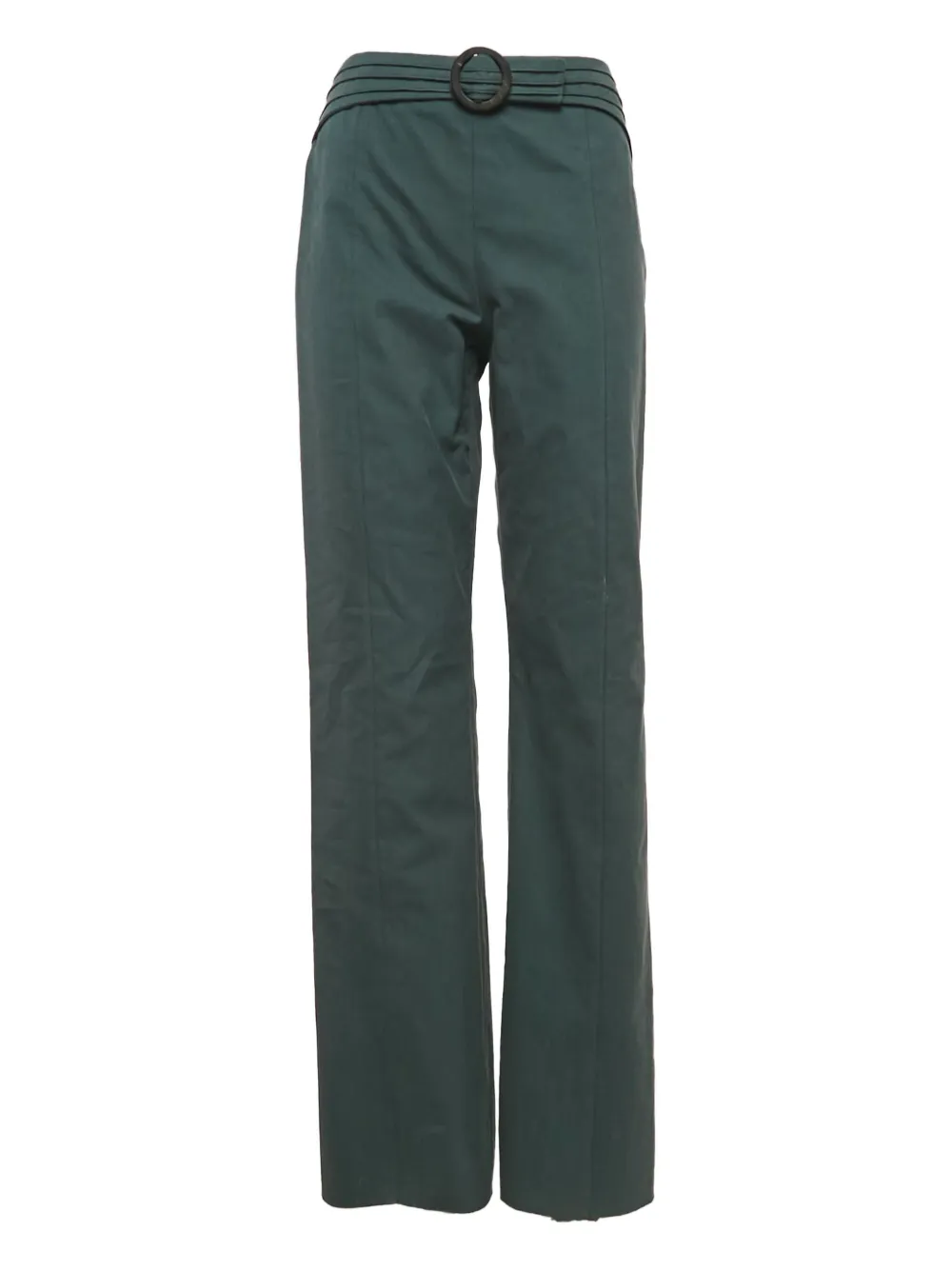 Valentino Garavani Pre-Owned belted trousers | Green | Image 1