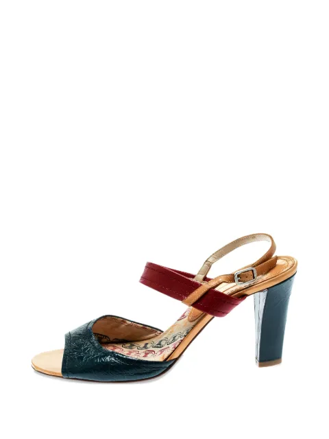 Céline Pre-Owned 80mm patent-leather sandals