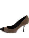 Giuseppe Zanotti Vintage pre-owned 90mm suede stiletto pumps - Grey