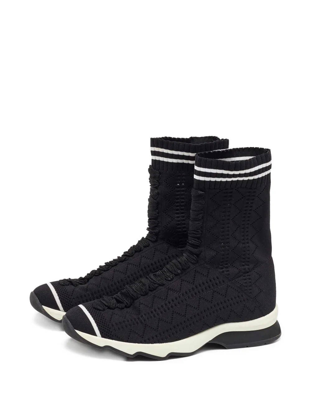 Fendi Pre-Owned Soksneakers - Zwart