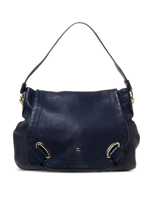 Aigner Vintage leather shoulder bag