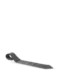 Brioni Vintage geometric-pattern tie - Black