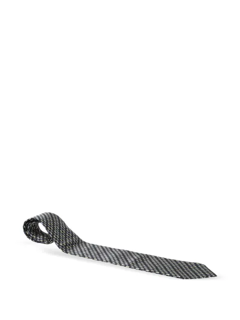 Brioni Vintage geometric-pattern tie