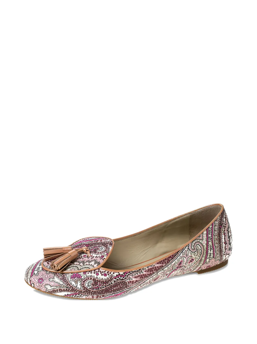 Etro Pre-Owned paisley-print tassel flats | Pre-Owned | Image 2