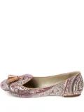 Etro Pre-Owned paisley-print tassel flats - Multicolour