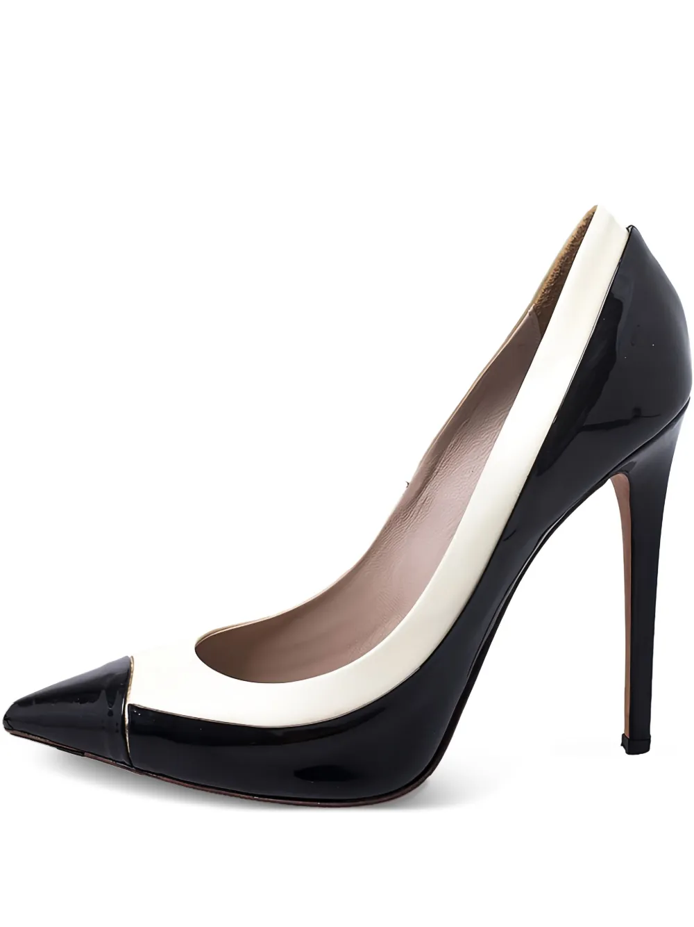 Le Silla zapatillas con acabado de charol y tacón de 115mm de archivo | negro | Image 1