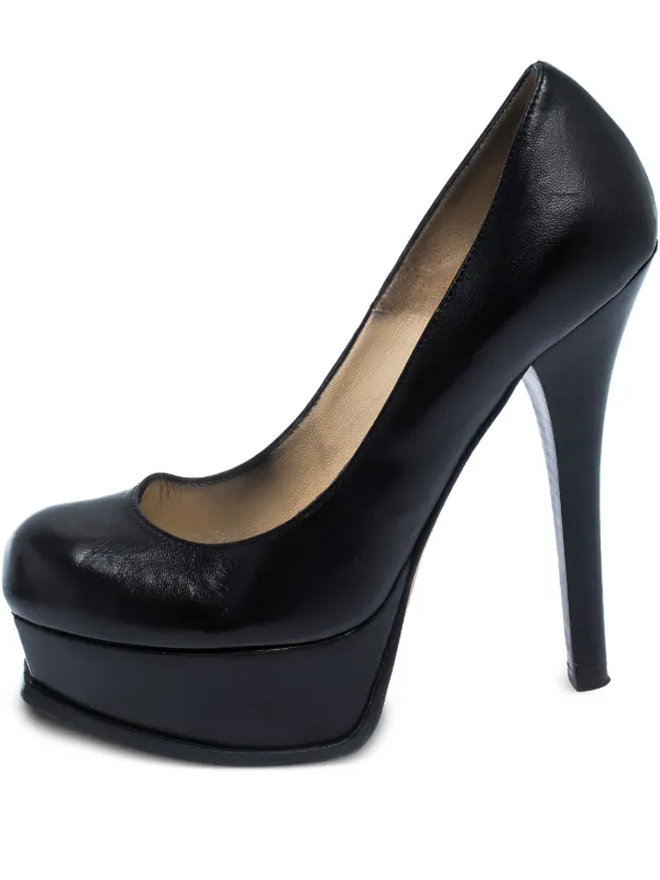 FENDI Fendista Logo-toe Platform Pump Black - Etsy Fendi Platform Pump. main image 2