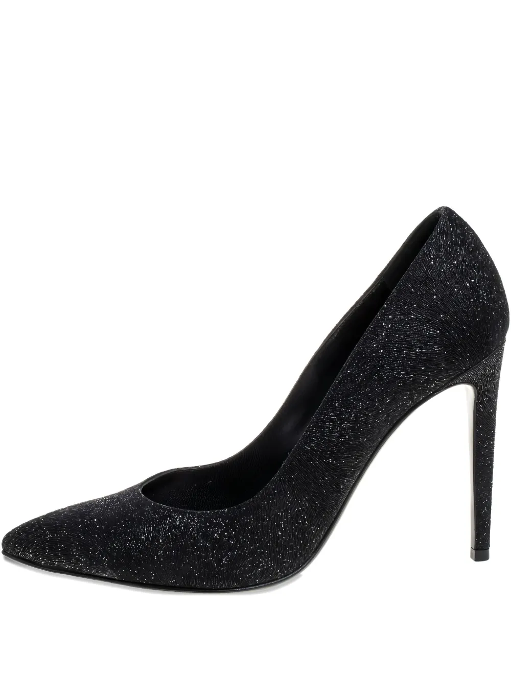 Ralph Lauren Vintage 105mm glitter-detailing heeled pumps | Black | Image 1