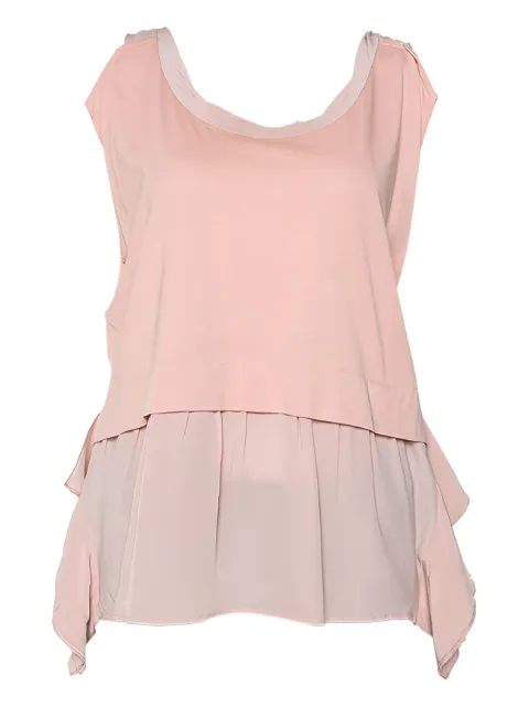 Miu Miu Pre-Owned top sin mangas a capas