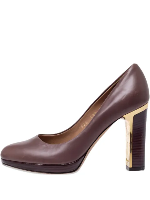 Ferragamo Pre-Owned zapatillas con tacón de 95mm