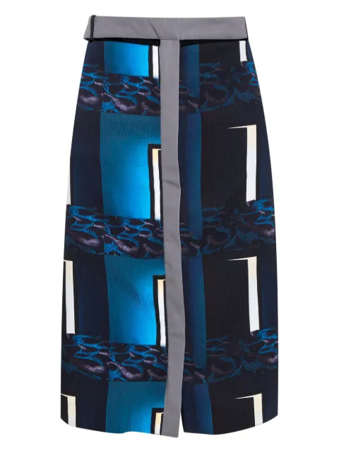 Kenzo Pre-Owned falda midi con estampado