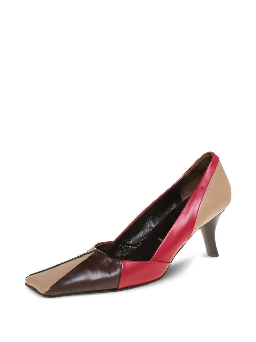 Prada Pre-Owned 75mm colour-blocked pumps | Image 2