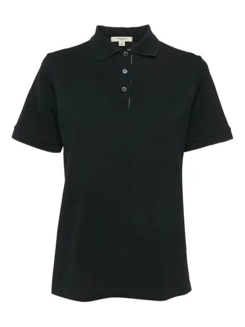 Burberry Pre-Owned logo-embroidered polo shirt