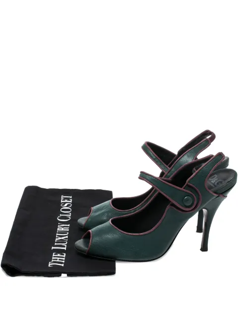 Dolce & Gabbana Pre-Owned 115mm leather Mary Jane pumps