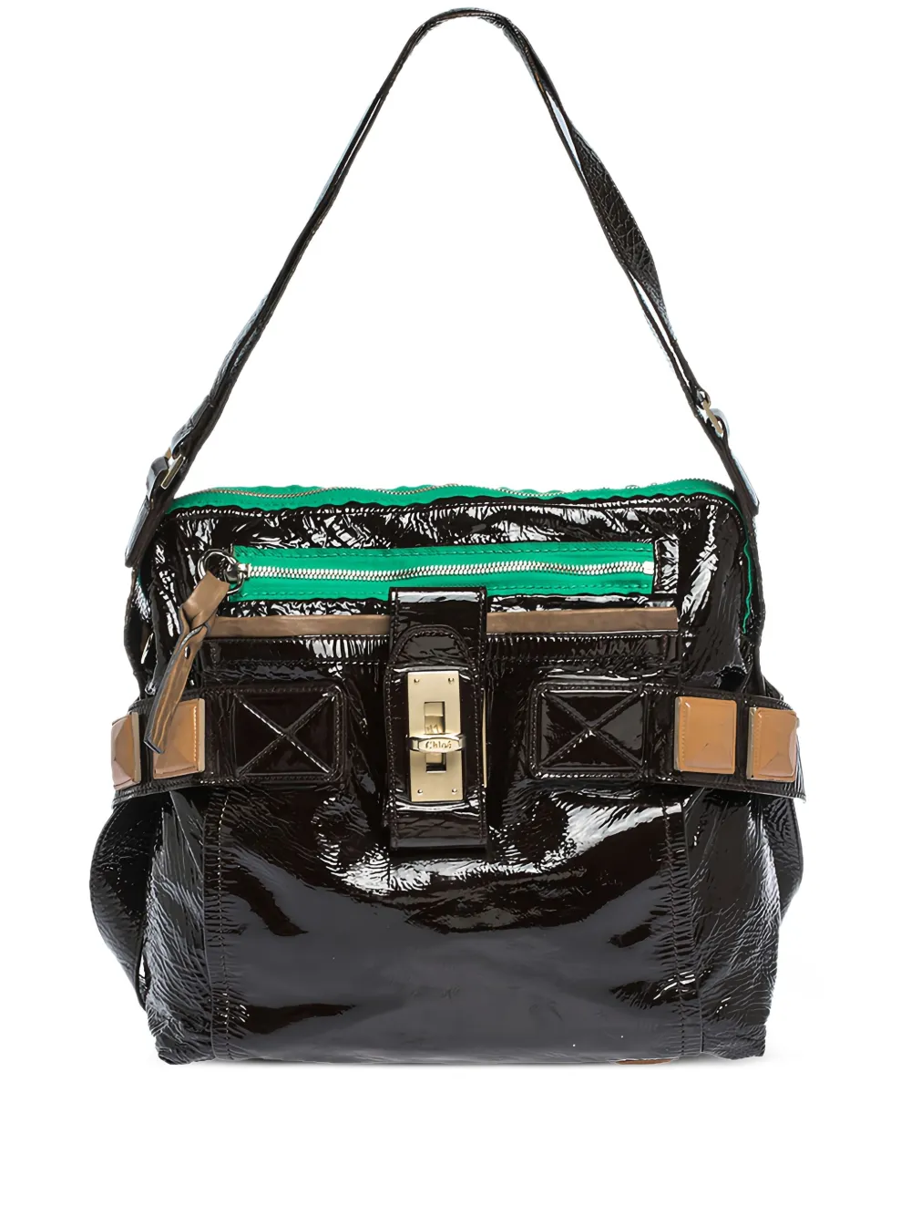 Audra leather shoulder bag