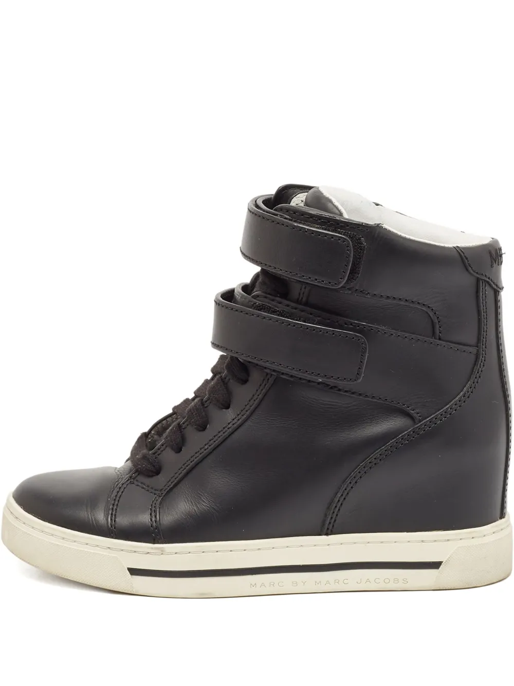 Marc Jacobs Vintage プレオウンド レザースニーカー - ブラック Marc Jacobs Vintage プレオウンド レザースニーカー - ブラック