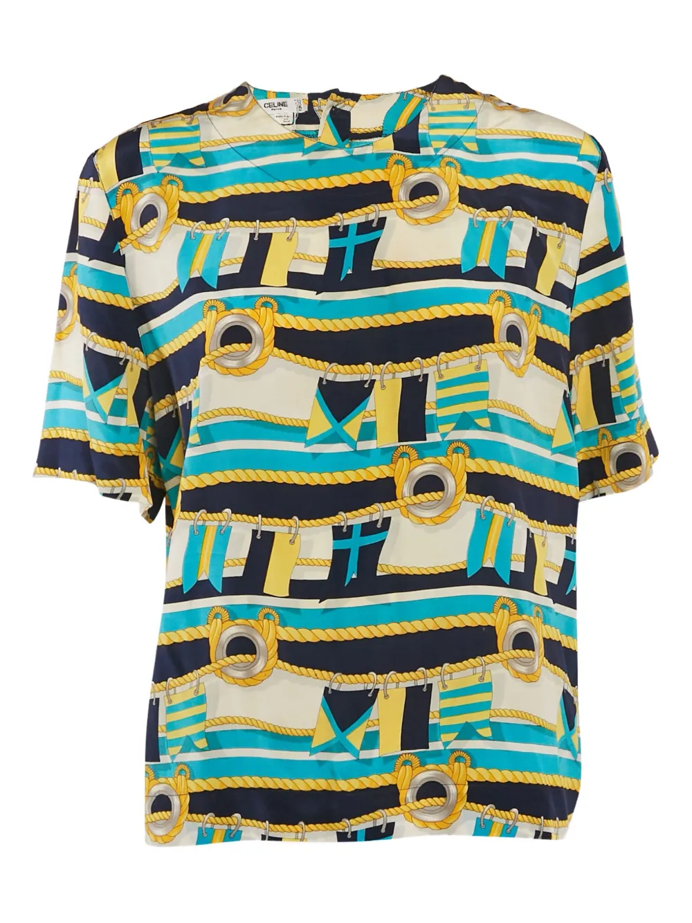 Celine Pre-Owned Blusa a maniche corte