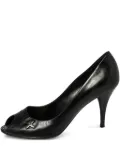 Louis Vuitton Pre-Owned 100mm peep-toe pumps - Black