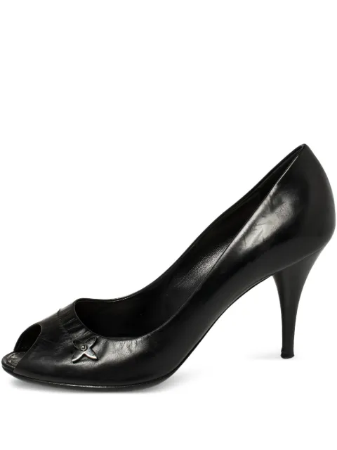 Louis Vuitton Pre-Owned 100mm peep-toe pumps 