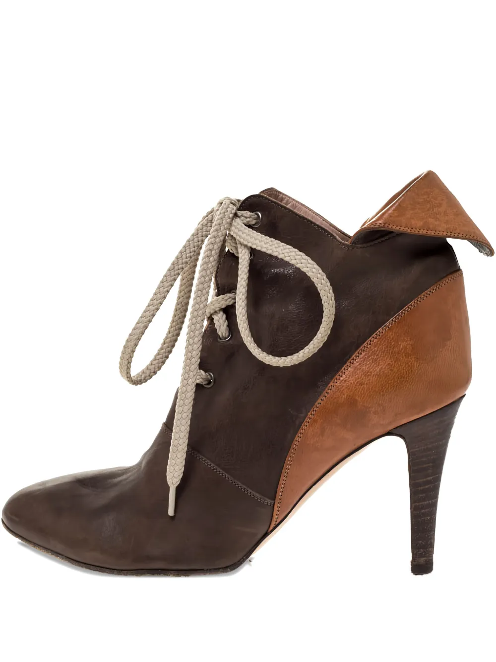 80mm lace-up booties