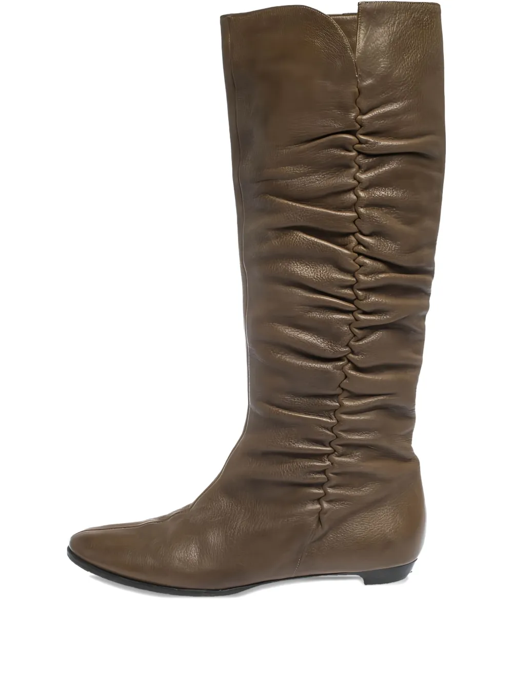 Jimmy Choo Pre-Owned botas altas fruncidas | marrón | Image 1