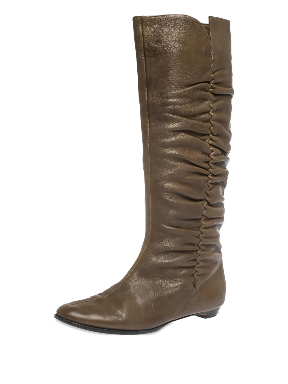 Jimmy Choo Pre-Owned botas altas fruncidas | Image 2