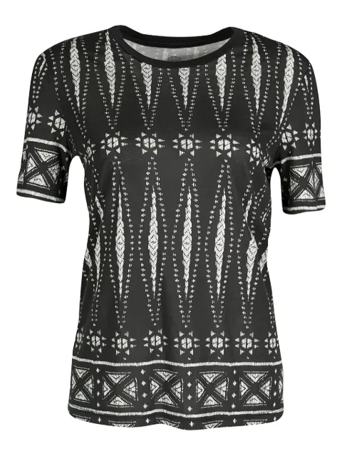 Tory Burch geometric-print cotton T-shirt