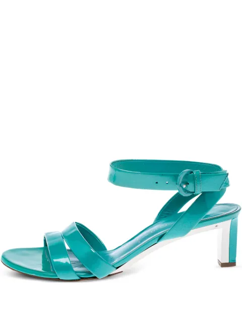 Casadei 50mm cross-strap leather sandals