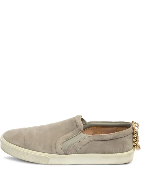 Stuart Weitzman pre-owned Harlow suede slip-on sneakers